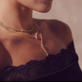 Lace Edge Top - black