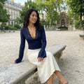 Sublime Lace Top - dark blue