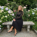 Ethereal Lace Top - black