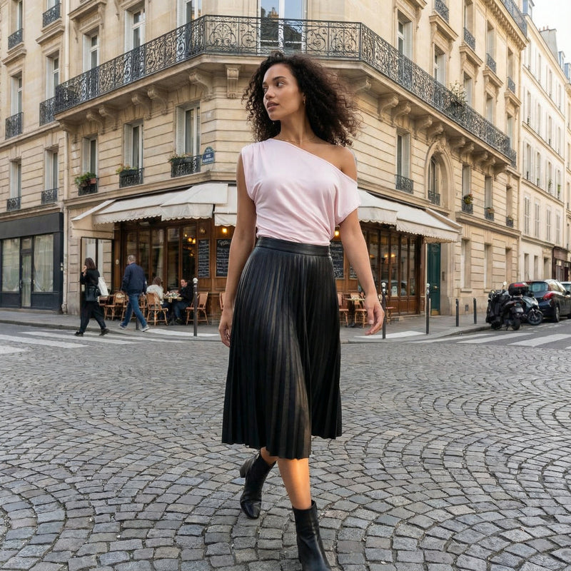 Off Shoulder Top - pink