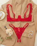 Selvaria Lace Set – red