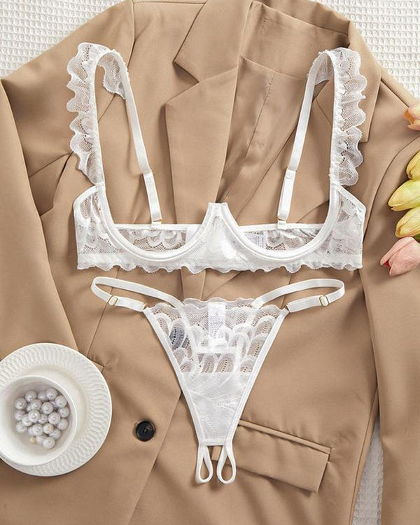 Selvaria Lace Set – white