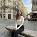 Grace Lace Top - white