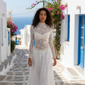Ethereal Lace Top - cream