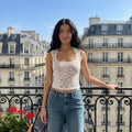 Delicate Lace Cami - cream