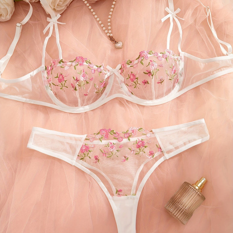 Calyra Rose Set – white pink