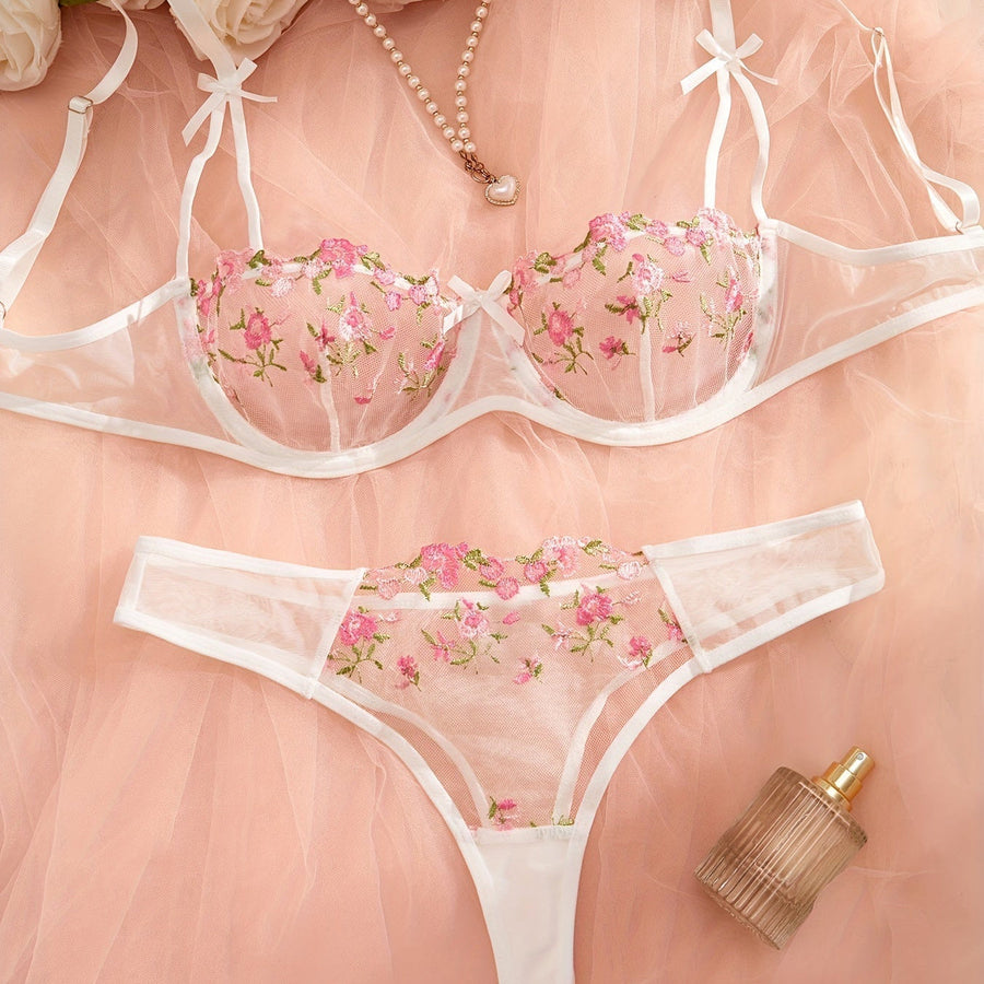 Calyra Rose Set – white pink