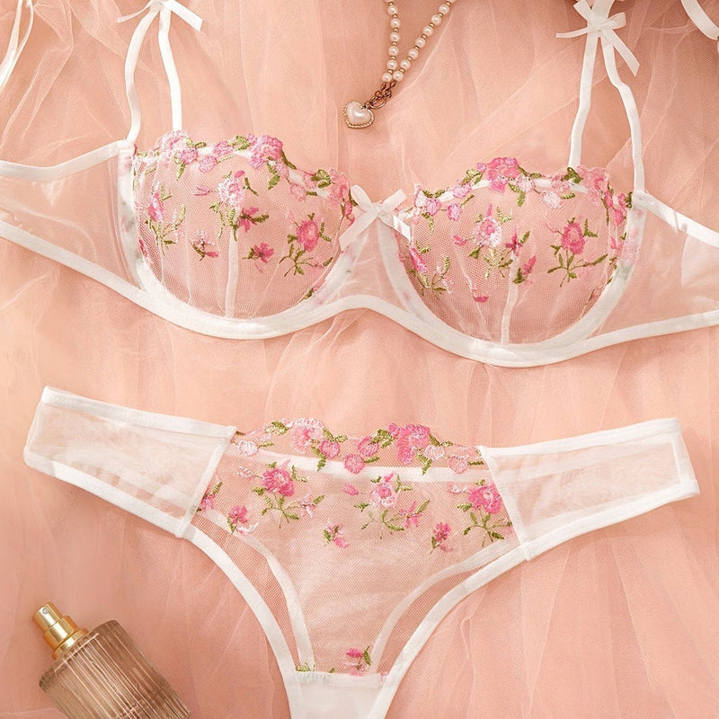 Calyra Rose Set – white pink