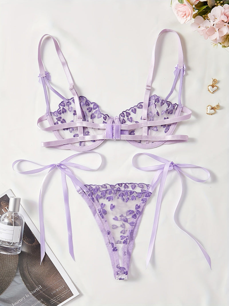 Nyxira Heart Set – purple