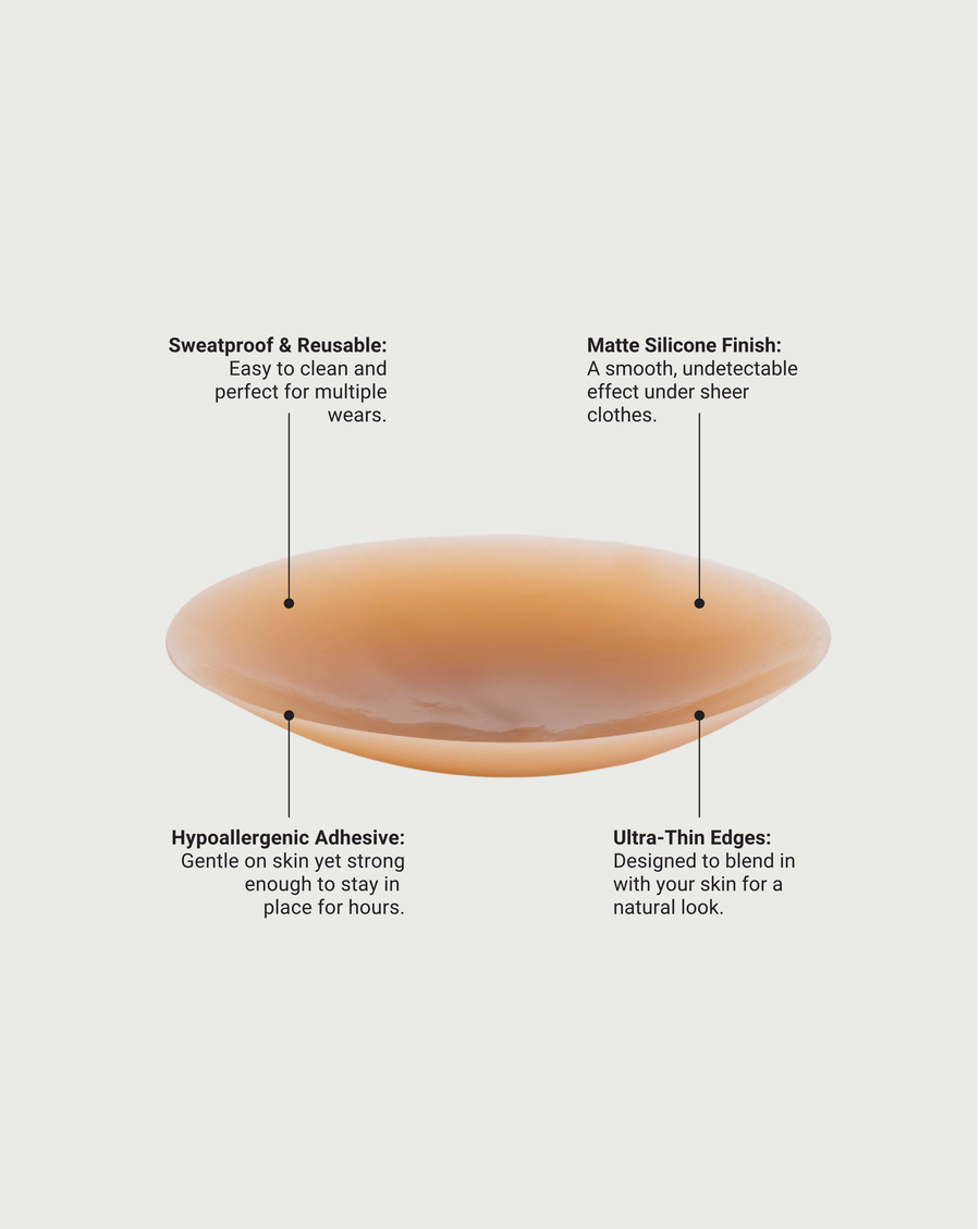 SILICONE NIPPLE COVERS - BRONZE