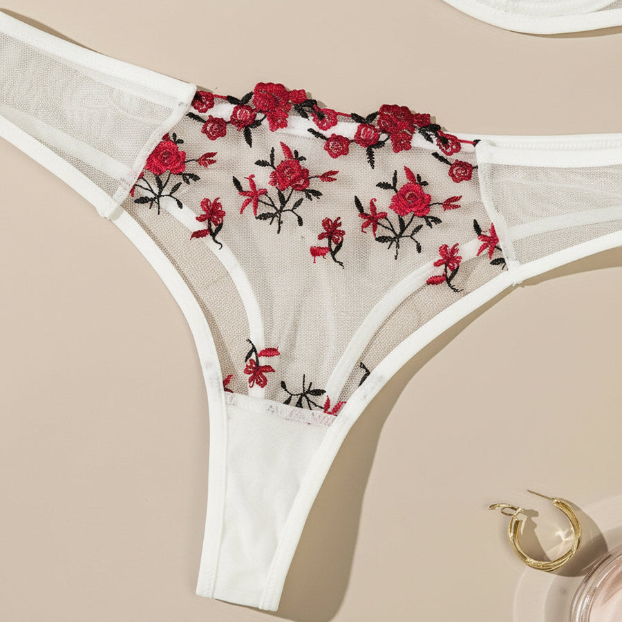Calyra Rose Set – white red