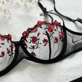 Calyra Rose Set – black red