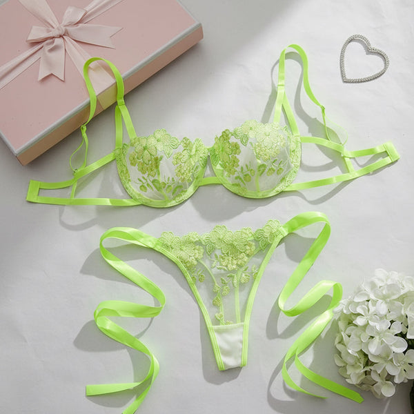 Aeloria Flower Set –  lime
