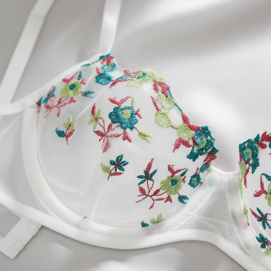 Calyra Rose Set – white teal