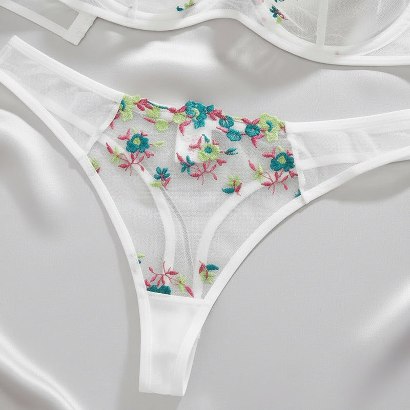 Calyra Rose Set – white teal