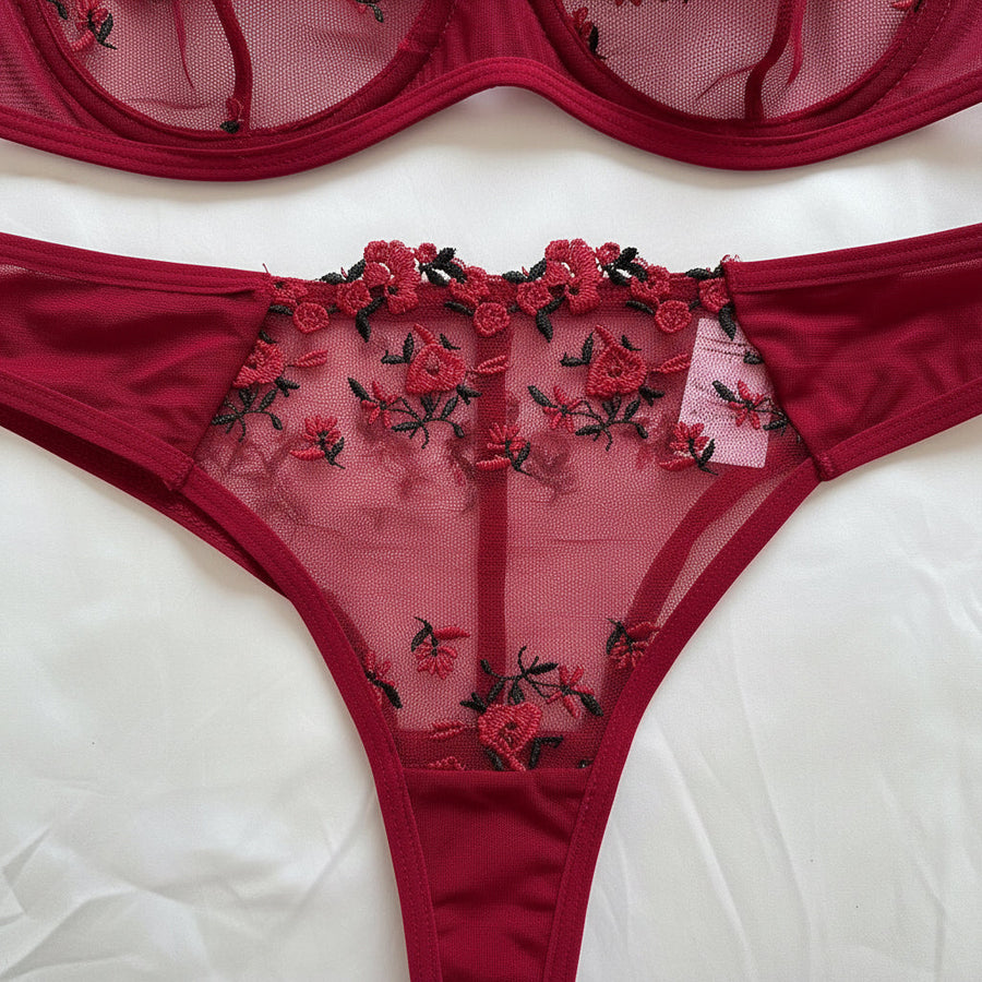 Calyra Rose Set – red