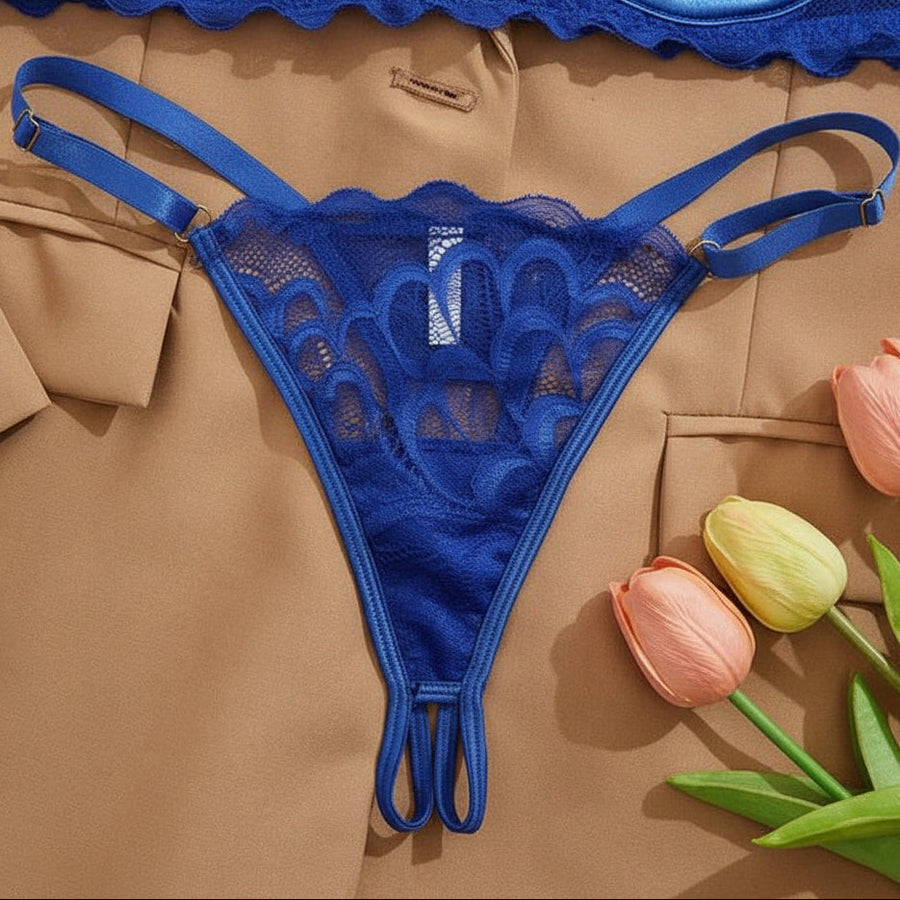Selvaria Lace Set – blue
