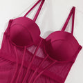Melina Bustier Set – red