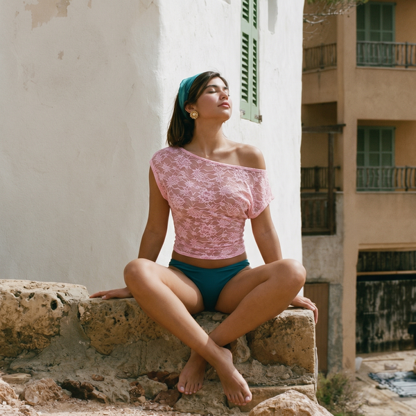 Muse Lace Top - pink