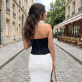 Sculpted Corset Top - black