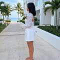 Hyacinth - Satin Mini Dress