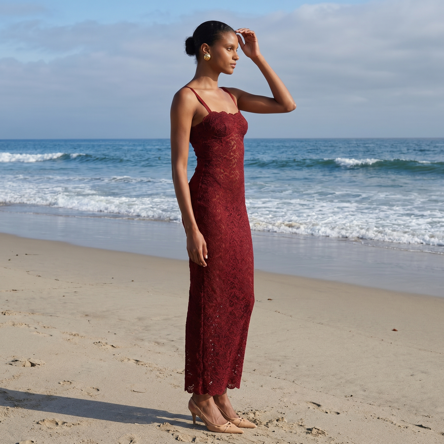Vivienne - Lace Maxi Dress
