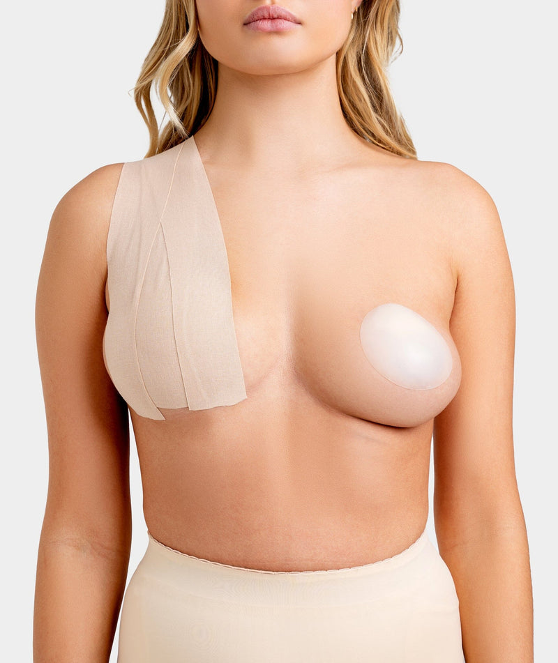 SILICONE NIPPLE COVERS - CREAM